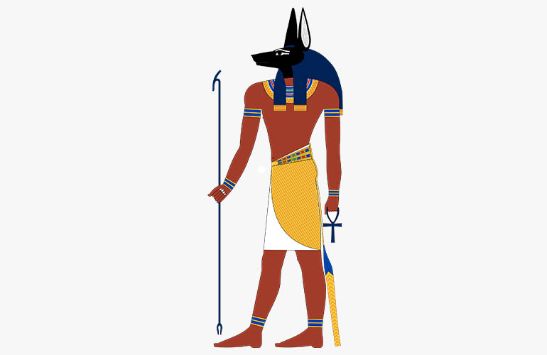 egyptian god anubis head